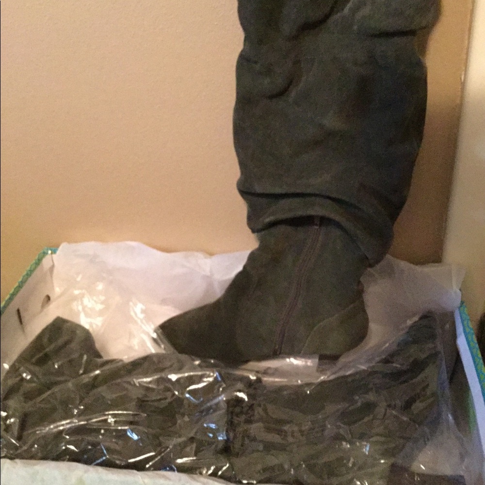 Tall Boots-Dark Hunter Green